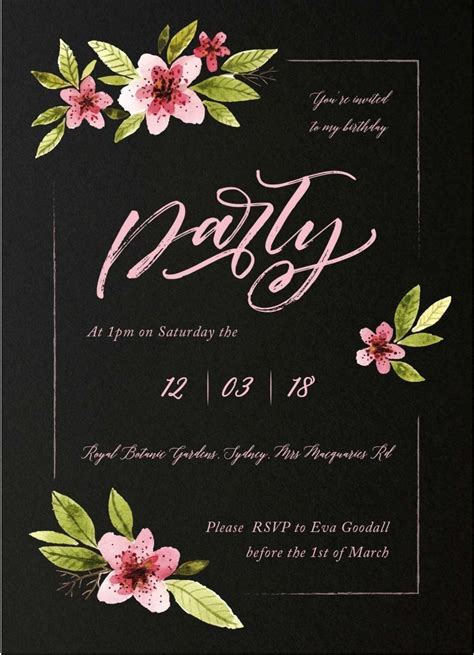 Birthday Party Invitation Template Best Of Our top 10 Birthday ...