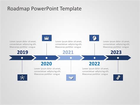 Business RoadMap PowerPoint Template 26 | Powerpoint templates, Create ...