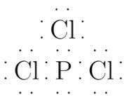 What is the Lewis dot structure for PCl3? | Homework.Study.com