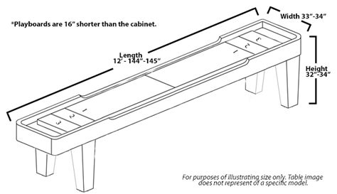 Shuffleboard Table Dimensions - A Complete Guide