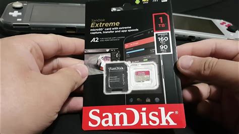 Unboxing Sandisk Extreme 1TB Micro SD Card For Nintendo Switch Lite ...