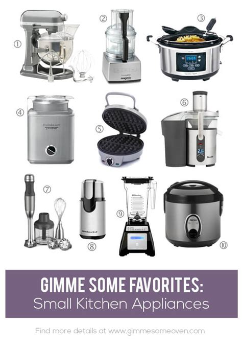 Favorite Small Kitchen Appliances | Gimme Some Oven