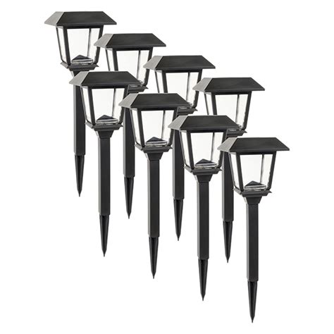 Alpan Threshold Solar Pathway Lights, Black | Strategic Merchandise Group