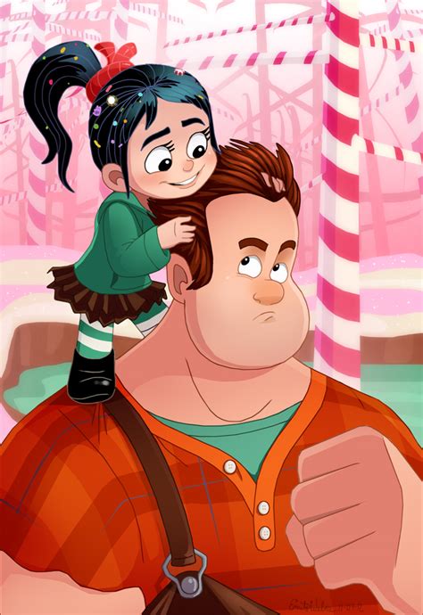 Ralph and Vanellope by DrZime on DeviantArt