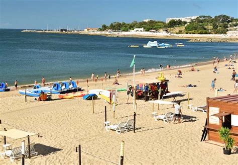 Oeiras beach, Lisbon; the Praia de Santo Amaro de Oeiras