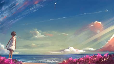 Anime Beach Background Art Download share or upload your own one