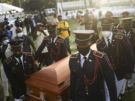 Haiti President's Hometown Funeral Is Met With Protests : NPR