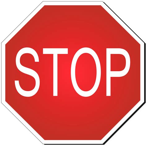 Stop Road Sign PNG Clipart - Best WEB Clipart