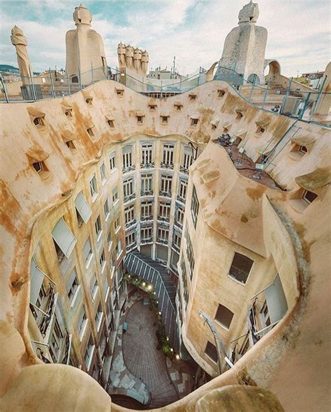 La Pedrera-Casa Milà Barcelona | Gaudi architecture, Barcelona ...