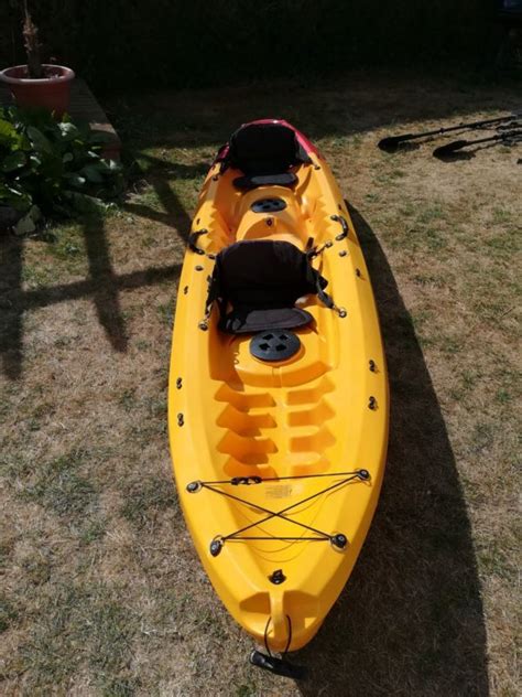 Sit On Top 2 Seater Kayak. Winner 2 +1 Sea Kayak With Paddles And ...