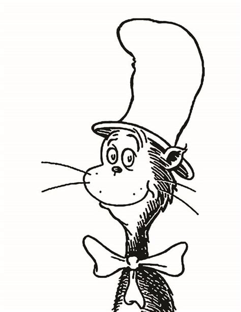 Dr Seuss The Cat In The Hat Coloring Page : Color Luna