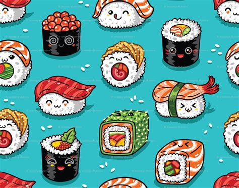 Sushi Cartoon Wallpapers - Top Free Sushi Cartoon Backgrounds ...