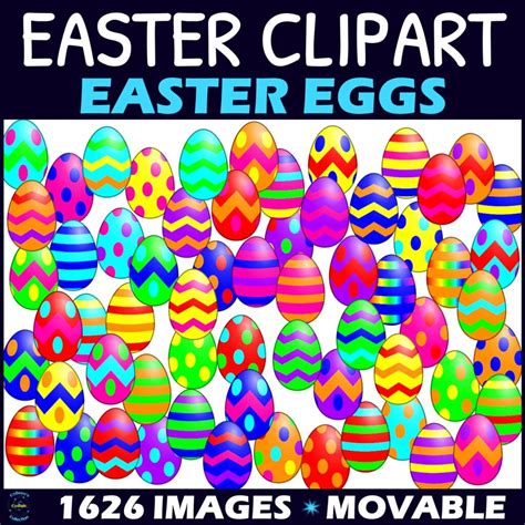 Easter Eggs Clipart | Made By Teachers