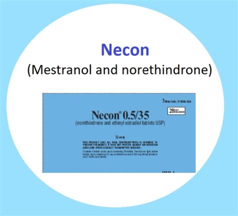 Necon (Mestranol and norethindrone) - Uses, Dose, Side effects, MOA