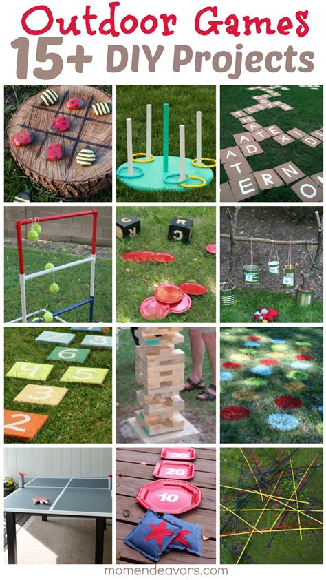 DIY Outdoor Games - 15+ Awesome Project Ideas for Backyard Fun! - Mom ...