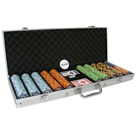 500 Monte Carlo Poker Chip Set | SMC-500ALC | Poker Chip Mania