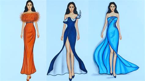 fashion design drawings illustrations videos - brandi-langley