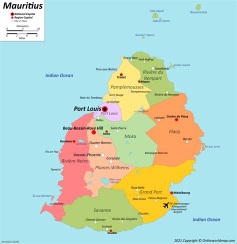 Mauritius Map | Maps of Republic of Mauritius