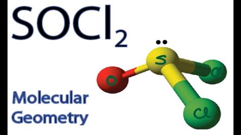 SOCl2 Molecular Geometry / Shape and Bond Angles - YouTube