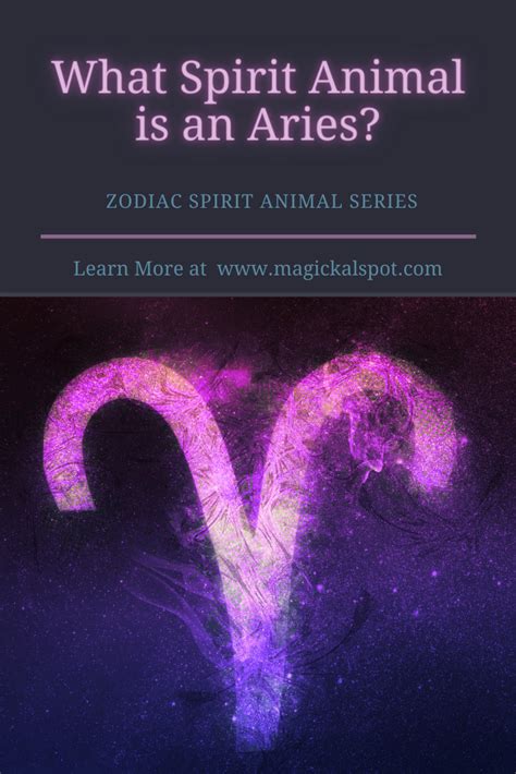 What Is A Aries Spirit Animal / Meanings For Your Spirit Animal Guides ...