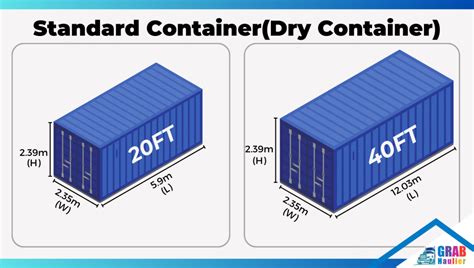 Shipping Container Types, Sizes, and Dimensions-Grab Haulier