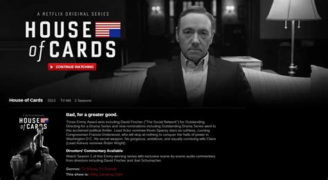 Netflix streaming ‘House of Cards’ in 4k HEVC/H.265 – HD Report