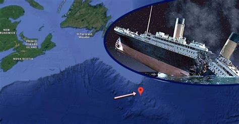 Google Maps Coordinates Detail Exactly Where The Titanic Sank In 1912