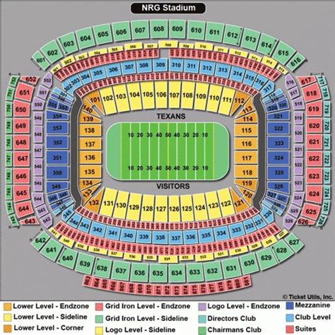 Amazing and Beautiful nrg seating chart texans