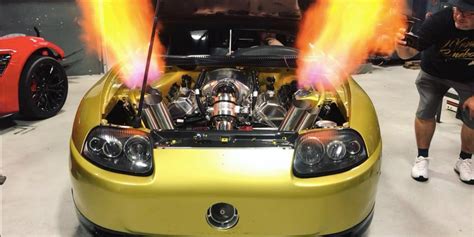 This 2800-HP Turbo V-8 Supra Is the King of Flames