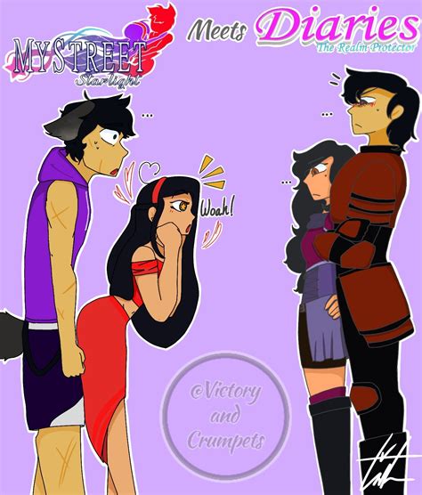 Mystreet meets MCDiaries (Aphmau Fanart) | Aphmau, Aphmau pictures ...