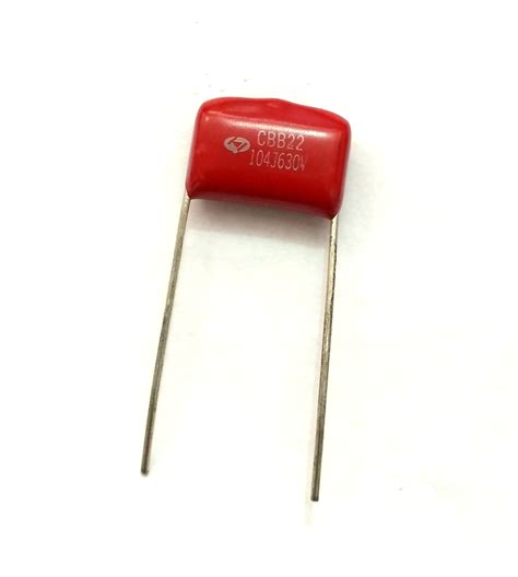 jual Mylar Capacitor CBB22 104J630V 100nF 0.1uF