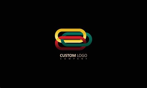 three color logo design,vector logo company 12725529 Vector Art at Vecteezy