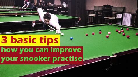 3 basic tips how you Can improve your snooker practise - YouTube