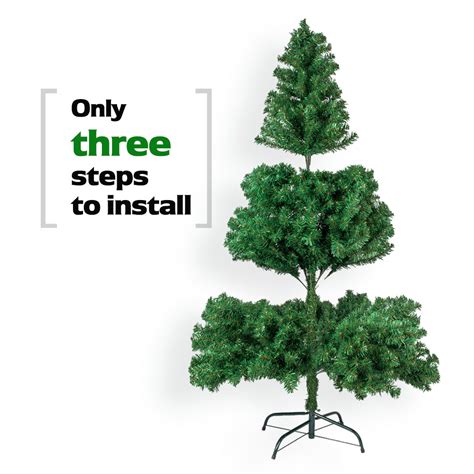 8Ft PVC Christmas Tree w/1138 Branches Holiday Season Indoor Outdoor ...