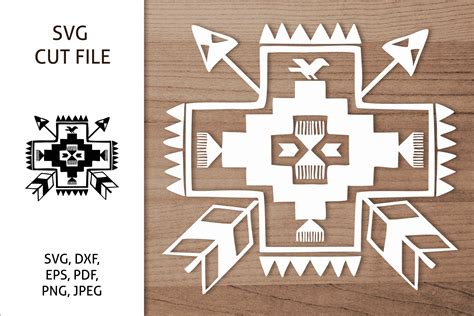 Aztec Southwestern Sign SVG, Native America, Boho design (914034) | Cut ...