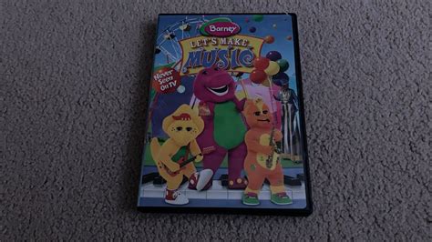 Opening To Barney: Let’s Make Music 2006 DVD - YouTube