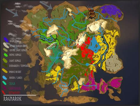 Image - Rag map 1.jpg | Ragnarok - ARK:Survival Evolved Map Wiki ...