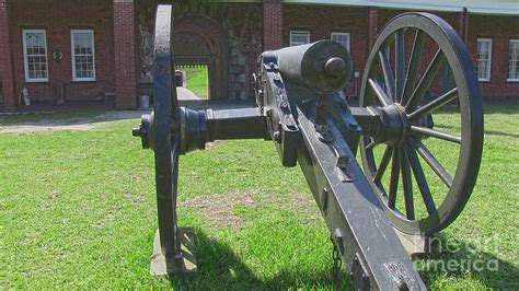 Cannon at Fort Pulaski Main Entrance Photograph by D Wallace | Fine Art ...