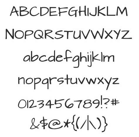 Handwriting Fonts Free | Hand Writing