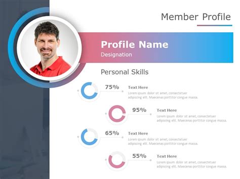 Animated Employee Profile PowerPoint Template