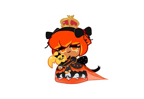 I drew Pumpkin Pie Cookie in a fancy dress 🍪 : r/CookieRunKingdoms