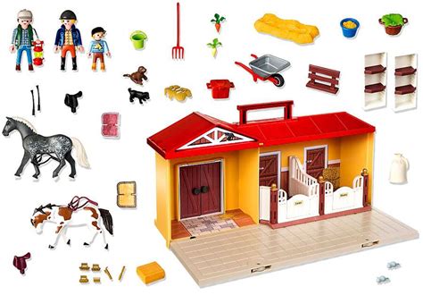 Playmobil Country Take Along Horse Stable Set 5348 - ToyWiz