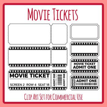 Ticket Clipart Template