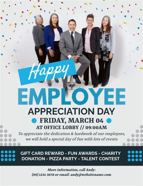 Employee Appreciation Day Flyer Template | PosterMyWall