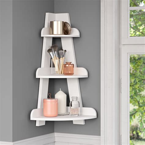 Corner Ladder Shelf Bathroom - pic-nexus