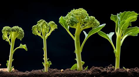 broccoli plant growing stages