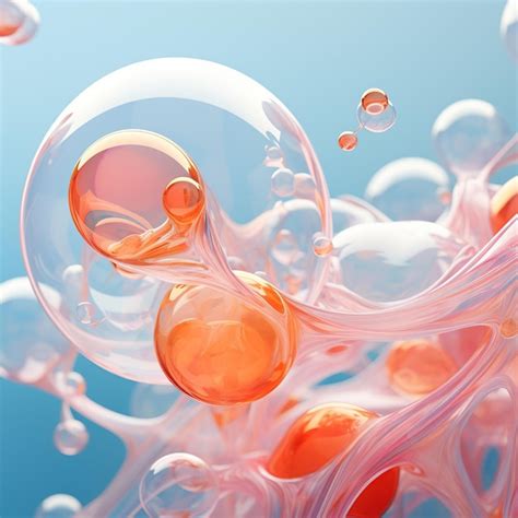 Premium AI Image | abstract Water drop Background bubble background