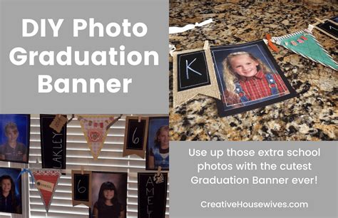 DIY GRADUATION BANNER - Creative Housewives