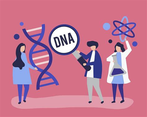 Genetic Scientists conducting research and | Premium Vector - rawpixel