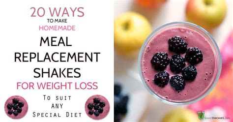 The Best Homemade Meal Replacement Shake Recipes for Weight Loss – Best ...